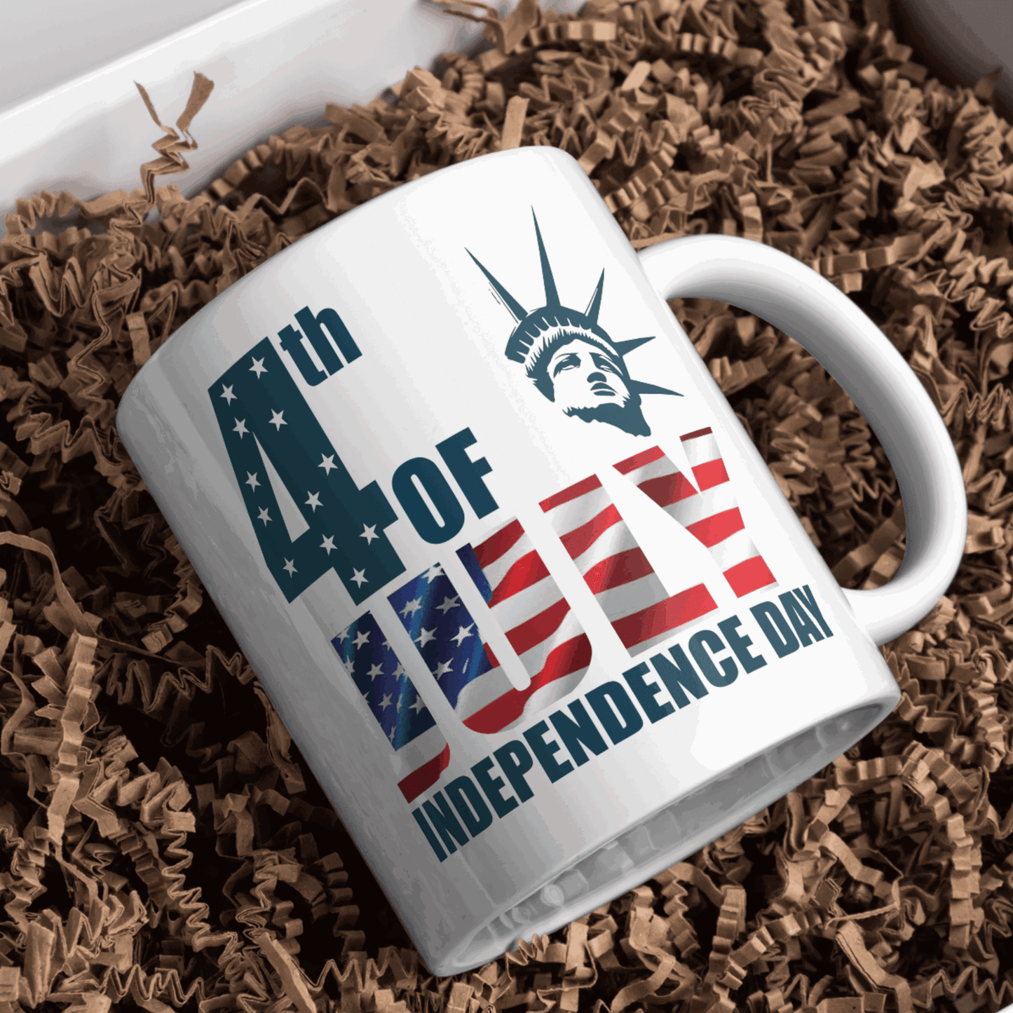 4th of July indepandance Day 11 oz Mug - Sukmit Creation - 4th of July indepandance Day 11 oz Mug - #tag1#