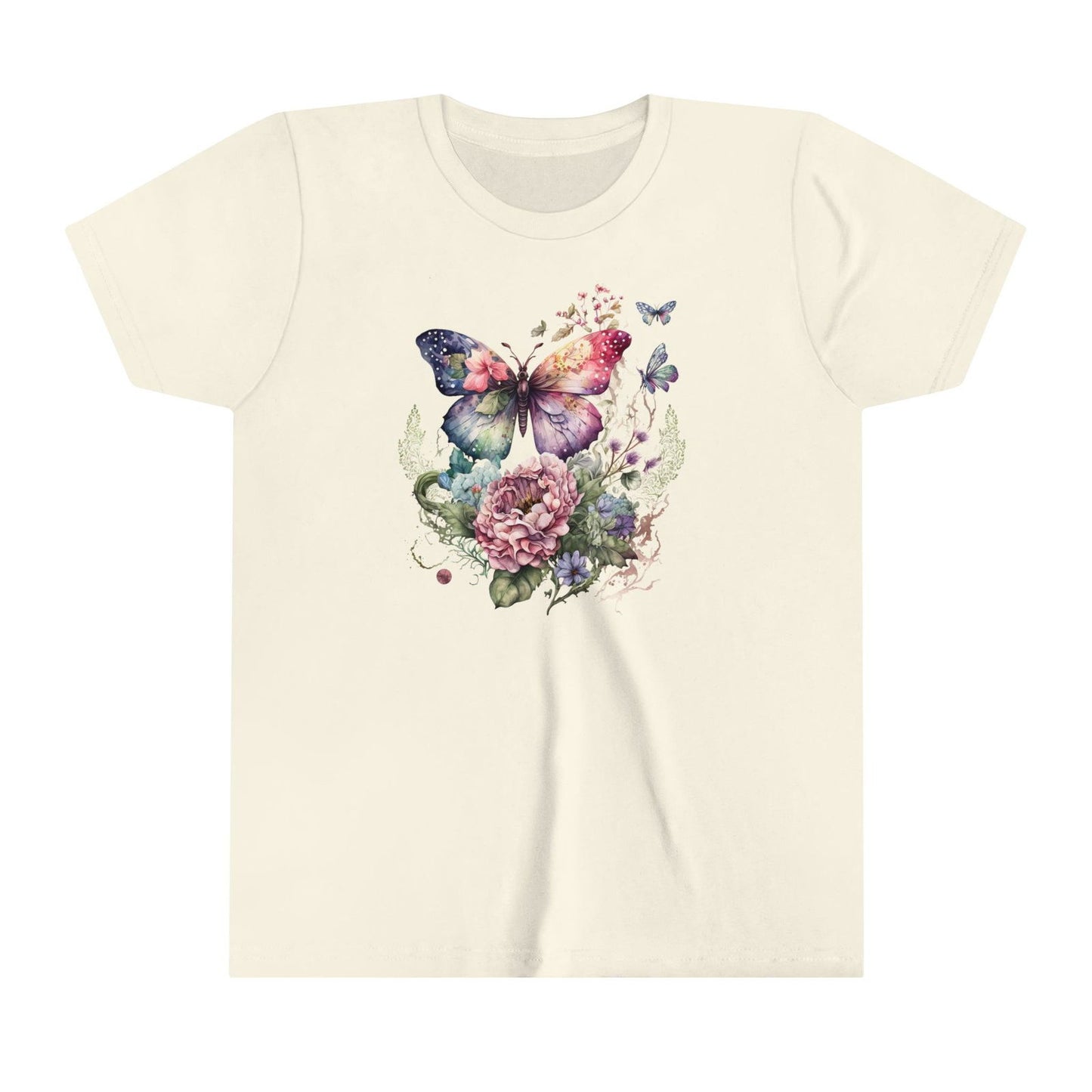 Butterfly, Youth Short Sleeve Tee - Sukmit Creation - Butterfly, Youth Short Sleeve Tee - #tag1#