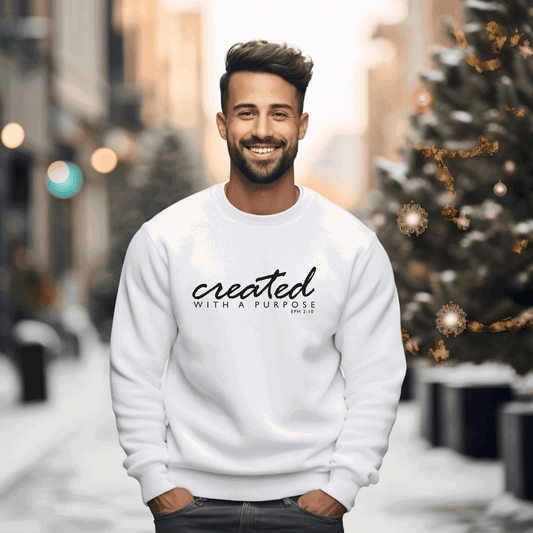 Creative with Purpose Sweatshirt - Inspirational Apparel - Sukmit Creation - Creative with Purpose Sweatshirt - Inspirational Apparel - #tag1#