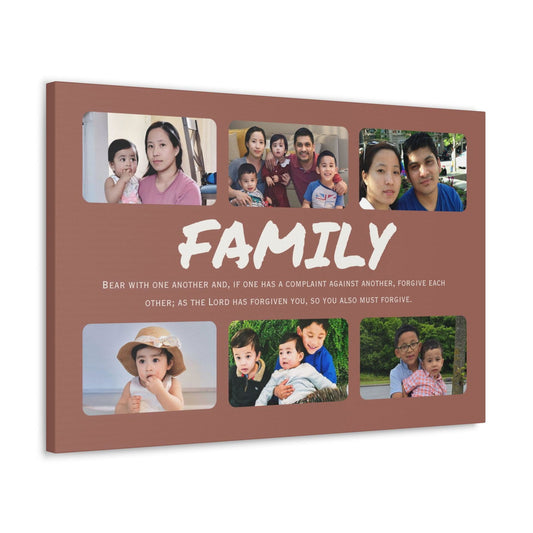 Family Moments Canvas Print - Personalized Photo Collage/ Canvas Gallery Wraps - Sukmit Creation - Family Moments Canvas Print - Personalized Photo Collage/ Canvas Gallery Wraps - #tag1#