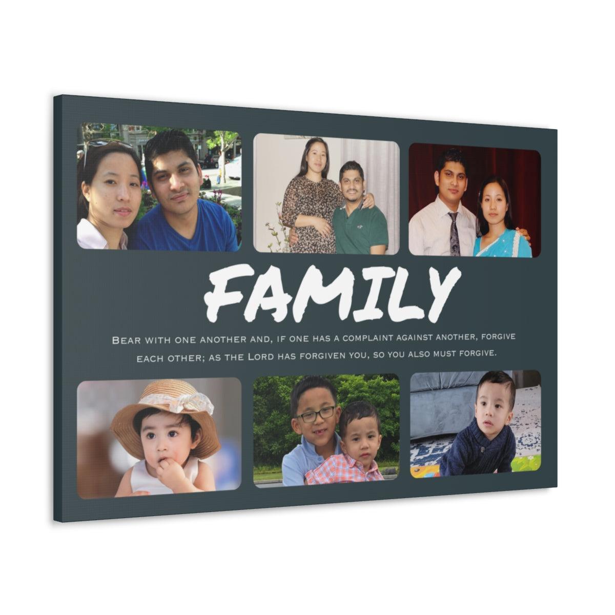 Family Moments Canvas Print - Personalized Photo Collage/ Canvas Gallery Wraps - Sukmit Creation - Family Moments Canvas Print - Personalized Photo Collage/ Canvas Gallery Wraps - #tag1#