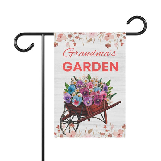 Grandma's Garden Flower Personalized Flag - Sukmit Creation - Grandma's Garden Flower Personalized Flag - #tag1#