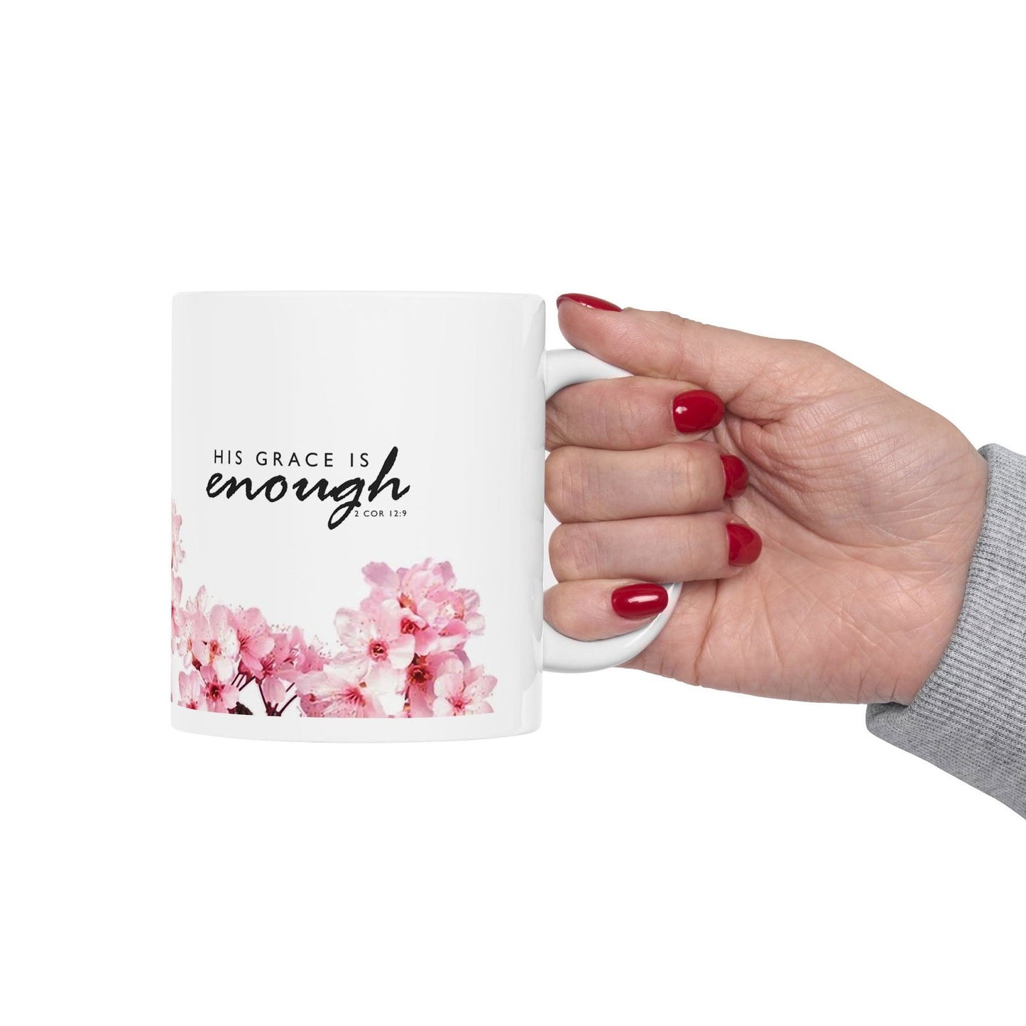 His Grace is enough Ceramic Mug 11oz - Sukmit Creation - His Grace is enough Ceramic Mug 11oz - #tag1#