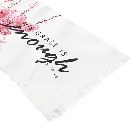 His Grace is enough Light Scarf - Sukmit Creation - His Grace is enough Light Scarf - #tag1#