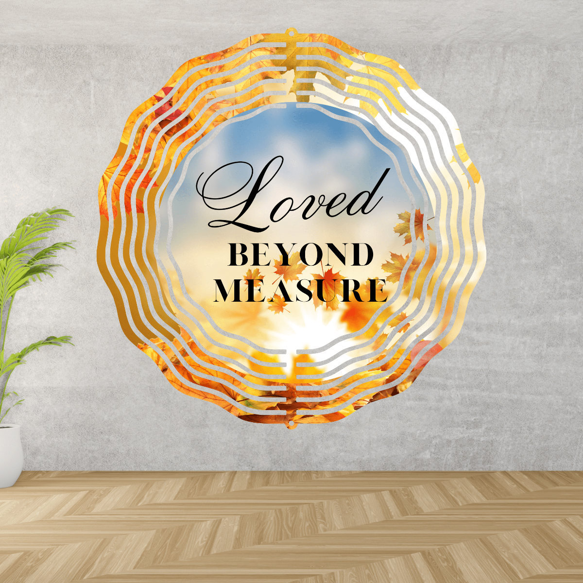 Loved Beyond Measure Metal Wind Spinner - Sukmit Creation - Loved Beyond Measure Metal Wind Spinner - #tag1#