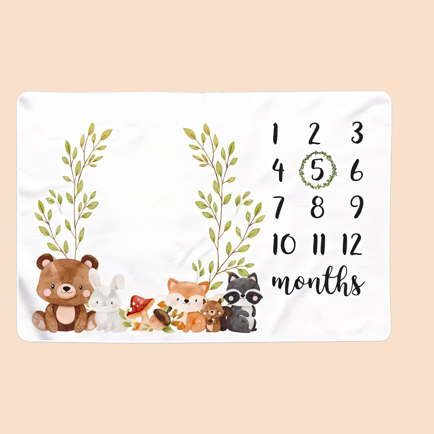 Milstone Baby Blankets, Personalized Blanket with Baby Name. - Sukmit Creation - Milstone Baby Blankets, Personalized Blanket with Baby Name. - #tag1#