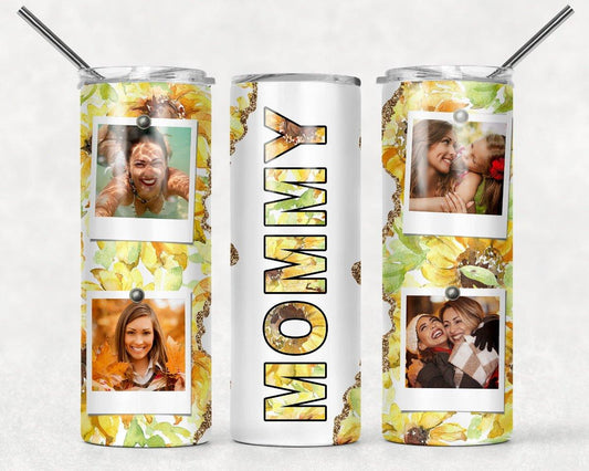 Mommy Customize 20 oz Skiny Straight Tumbler. Customized with 4 Photo. - Sukmit Creation - Mommy Customize 20 oz Skiny Straight Tumbler. Customized with 4 Photo. - #tag1#