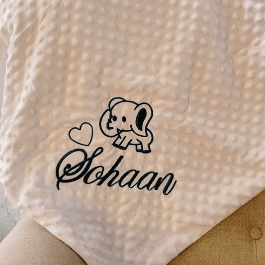Personalized Baby Blankets with Custom Name Embroidery - Soft & Cozy - Sukmit Creation - Personalized Baby Blankets with Custom Name Embroidery - Soft & Cozy - #tag1#