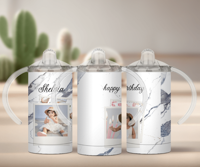 Personalized Picture & Name Sippy Cup: Custom 12 oz Baby Cup - Sukmit Creation - Personalized Picture & Name Sippy Cup: Custom 12 oz Baby Cup - #tag1#