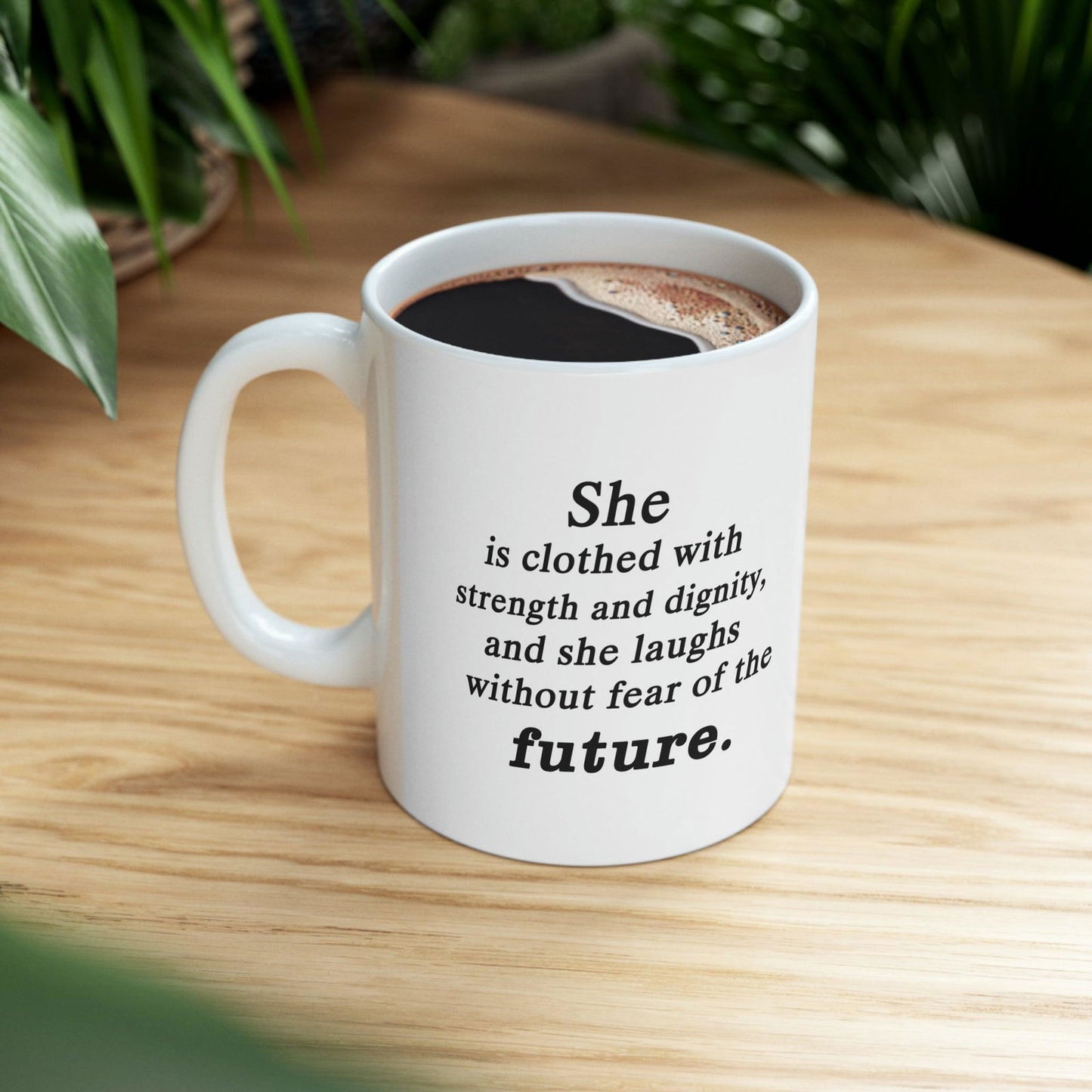 Proverbs 31:26 Ceramic Mug 11oz - Sukmit Creation - Proverbs 31:26 Ceramic Mug 11oz - #tag1#