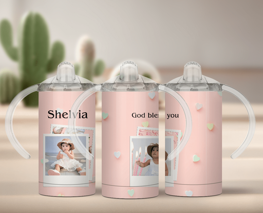 Sip in Style: Personalized Picture & Name 12 oz Sippy Cup Bottle, Baby's First Sippy Cup: 🎉 Personalized Just for You! - Sukmit Creation - Sip in Style: Personalized Picture & Name 12 oz Sippy Cup Bottle, Baby's First Sippy Cup: 🎉 Personalized Just for You! - #tag1#