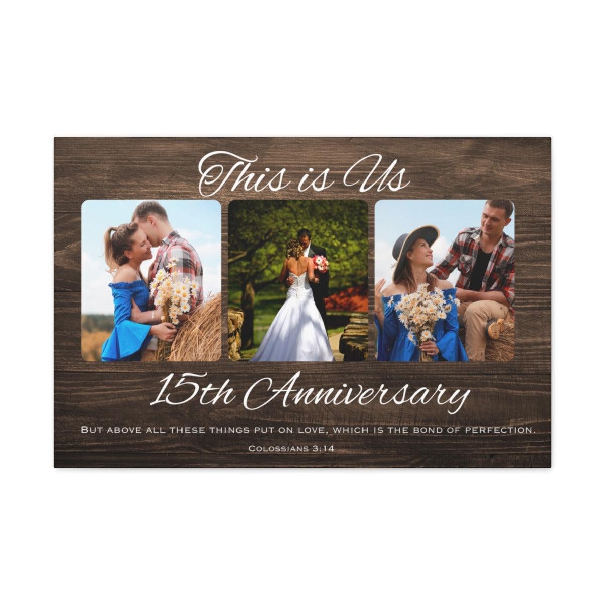 This is Us Anniversary 3 photo Canvas print - Sukmit Creation - This is Us Anniversary 3 photo Canvas print - #tag1#