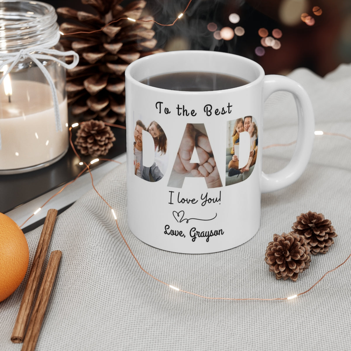 Custom Photo Mug for Dad – A Personal Gift He’ll Actually Use