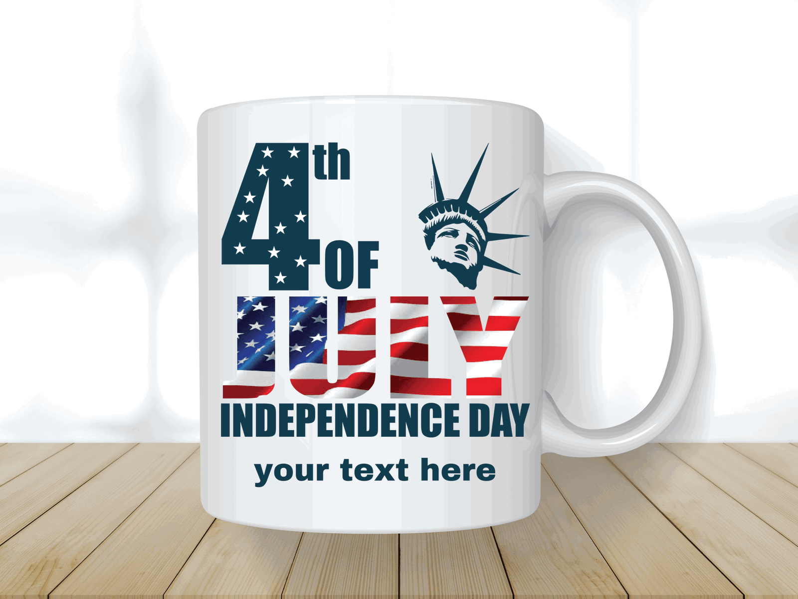 4th of July indepandance Day 11 oz Mug - Sukmit Creation - 4th of July indepandance Day 11 oz Mug - #tag1#