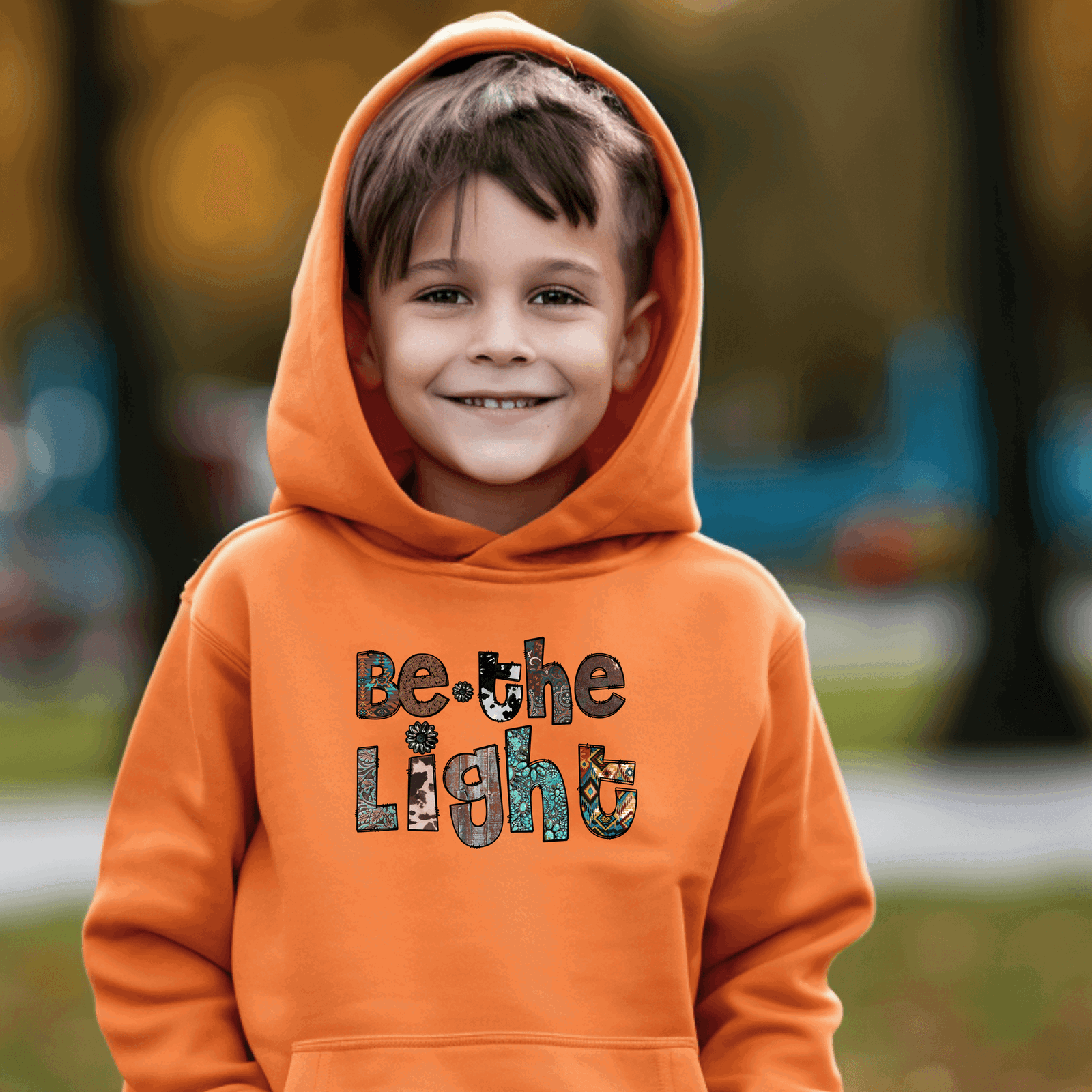 Be the Light color,  Kids Hoodie - Sukmit Creation - Be the Light color,  Kids Hoodie - #tag1#