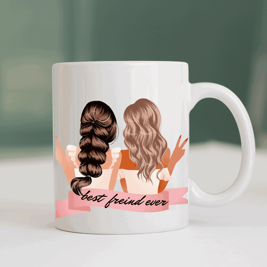 Best Friends Ever, 11oz Ceramic Mug. Custom Mug - Sukmit Creation - Best Friends Ever, 11oz Ceramic Mug. Custom Mug - #tag1#