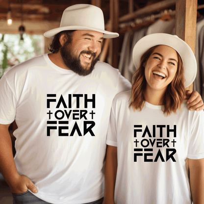 Faith over Fear, Unisex Jersey Short Sleeve Tee - Sukmit Creation - Faith over Fear, Unisex Jersey Short Sleeve Tee - #tag1#