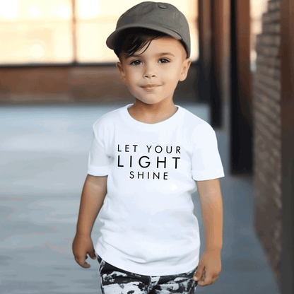 Let your Light Shine, Toddler's Fine Jersey Tee - Sukmit Creation - Let your Light Shine, Toddler's Fine Jersey Tee - #tag1#