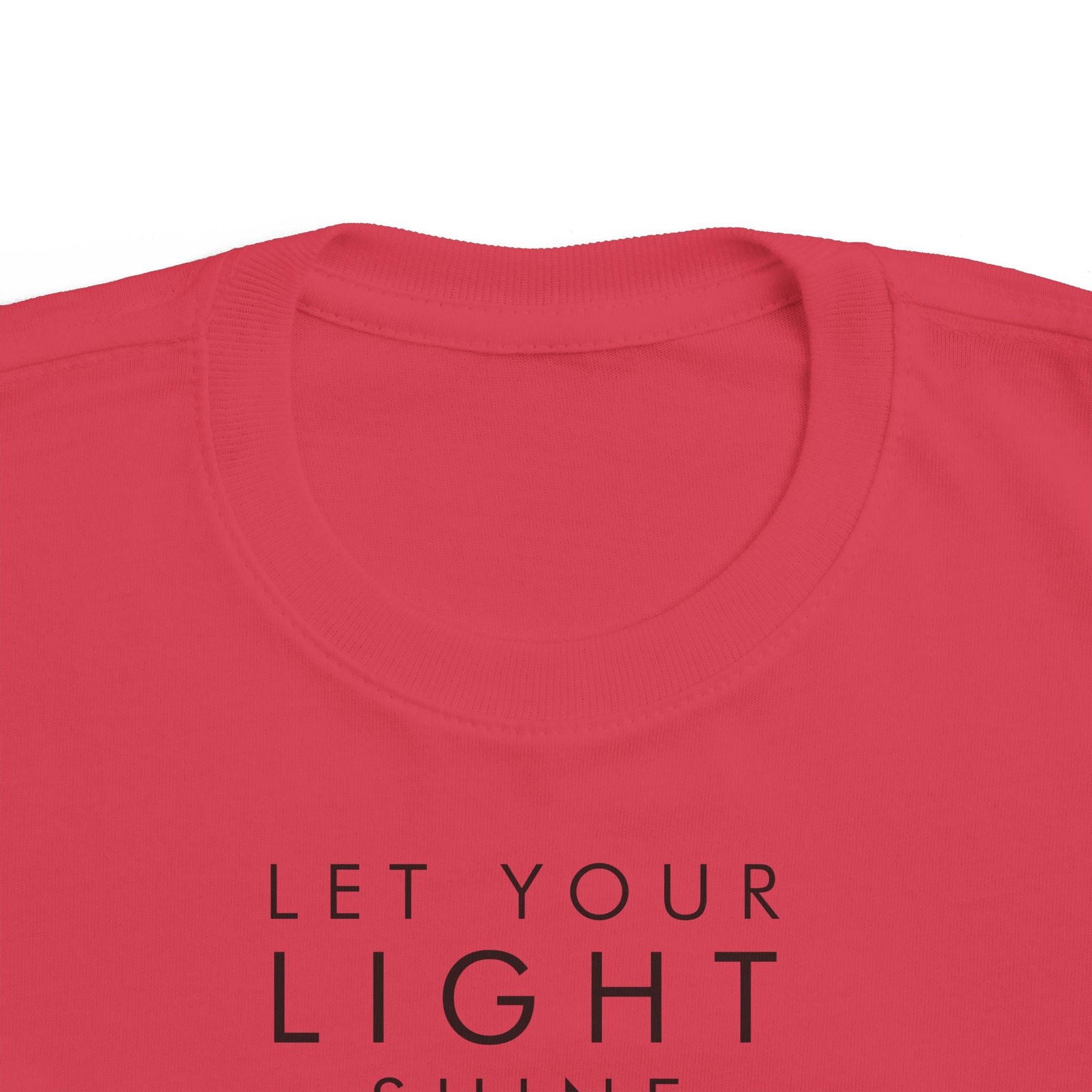 Let your Light Shine, Toddler's Fine Jersey Tee - Sukmit Creation - Let your Light Shine, Toddler's Fine Jersey Tee - #tag1#
