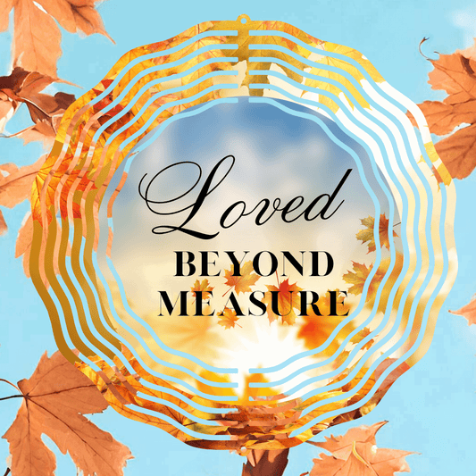 Loved Beyond Measure Metal Wind Spinner - Sukmit Creation - Loved Beyond Measure Metal Wind Spinner - #tag1#