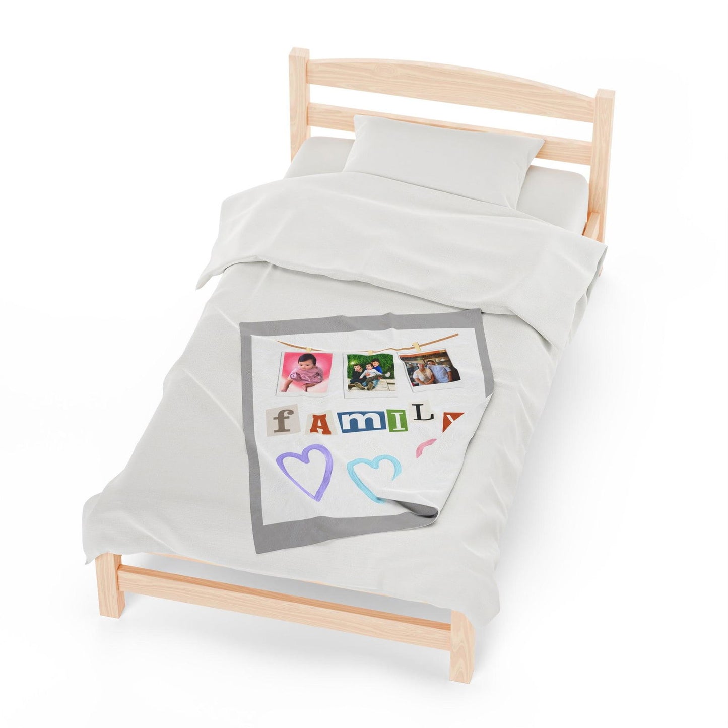 My Family Velveteen Plush Blanket - Sukmit Creation - My Family Velveteen Plush Blanket - #tag1#