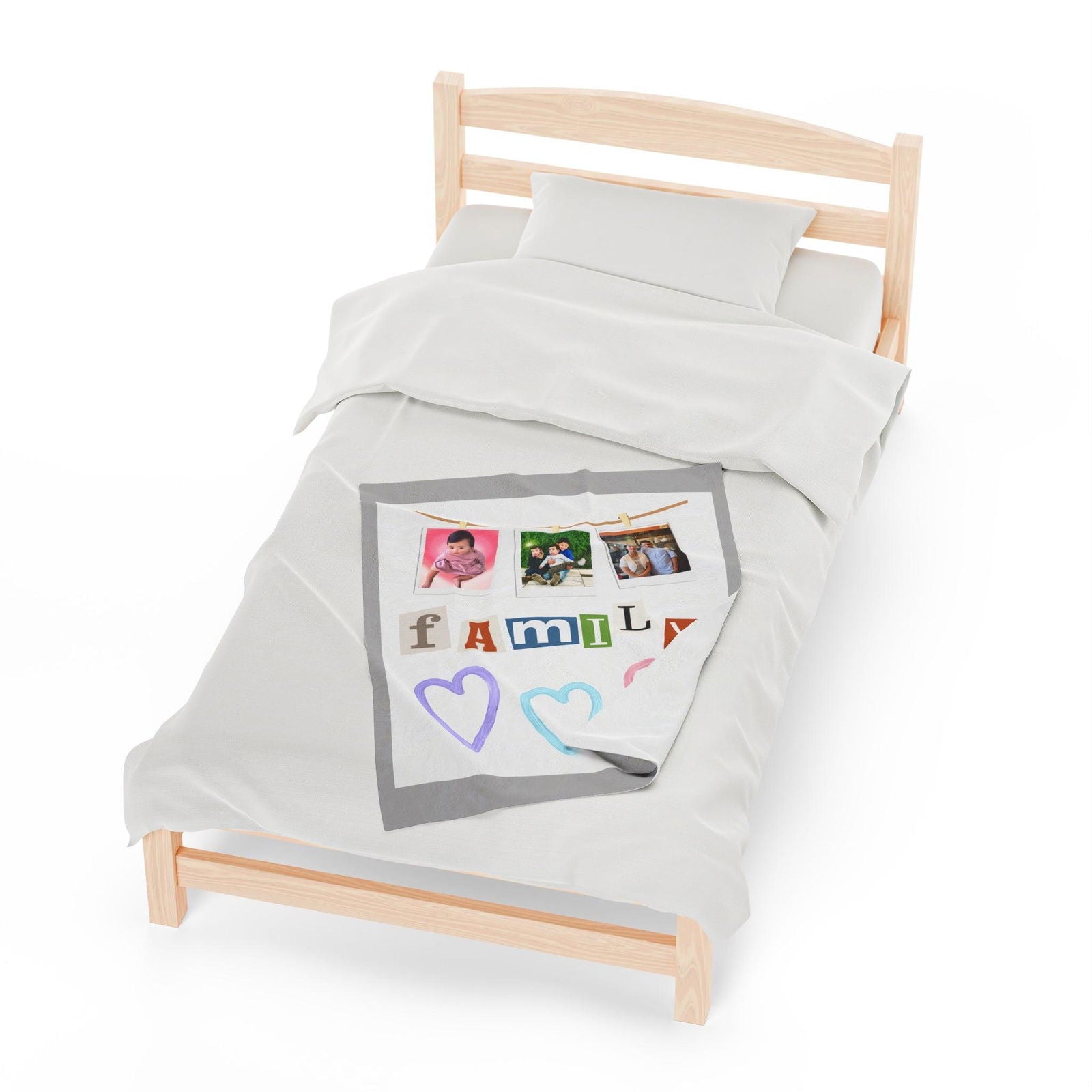 My Family Velveteen Plush Blanket - Sukmit Creation - My Family Velveteen Plush Blanket - #tag1#