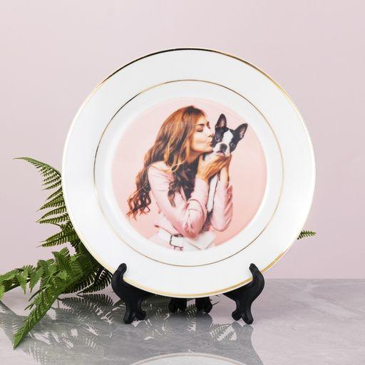 Personalized 8-Inch Plate: Elevate Home Decor & Gift-Giving with Customized Elegance - Sukmit Creation - Personalized 8-Inch Plate: Elevate Home Decor & Gift-Giving with Customized Elegance - #tag1#