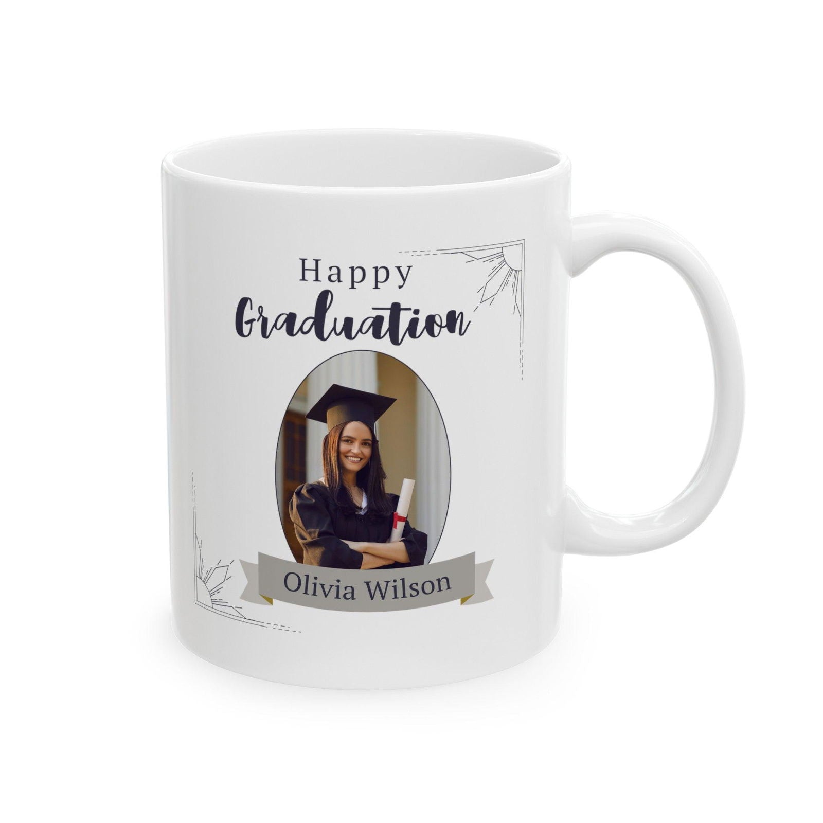 Personalized Graduation Mug of 2024, 11oz Mug,  Add your Image. - Sukmit Creation - Personalized Graduation Mug of 2024, 11oz Mug,  Add your Image. - #tag1#