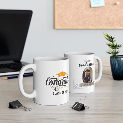 Personalized Graduation Mug of 2024, 11oz Mug,  Add your Image. - Sukmit Creation - Personalized Graduation Mug of 2024, 11oz Mug,  Add your Image. - #tag1#