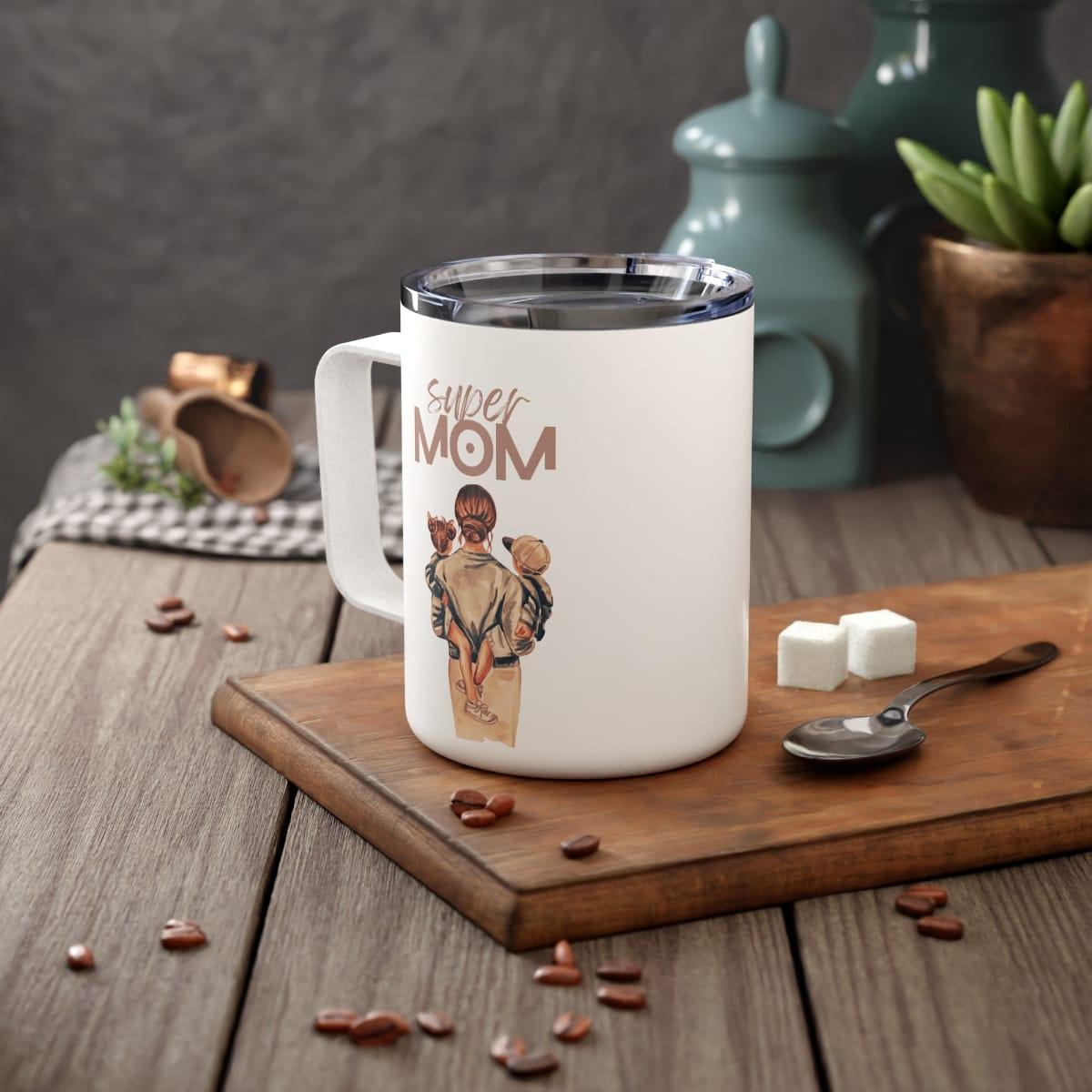 Personalized Super Stainless Steel 12oz Mug with Handle - Sukmit Creation - Personalized Super Stainless Steel 12oz Mug with Handle - #tag1#