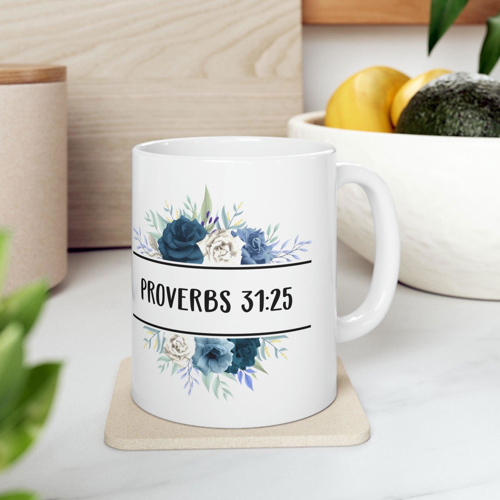 Proverbs 31:26 Ceramic Mug 11oz – Sukmit Creation