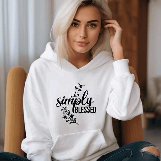 Simply Blessed, Unisex Hoodies for men and Women. - Sukmit Creation - Simply Blessed, Unisex Hoodies for men and Women. - #tag1#