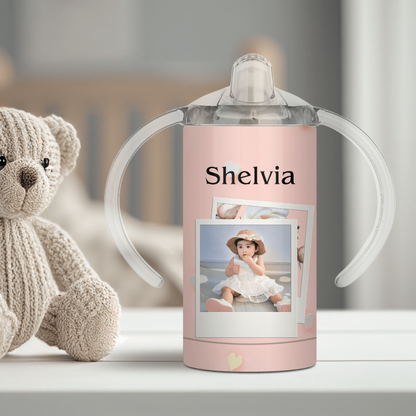 Sip in Style: Personalized Picture & Name 12 oz Sippy Cup Bottle, Baby's First Sippy Cup: 🎉 Personalized Just for You! - Sukmit Creation - Sip in Style: Personalized Picture & Name 12 oz Sippy Cup Bottle, Baby's First Sippy Cup: 🎉 Personalized Just for You! - #tag1#