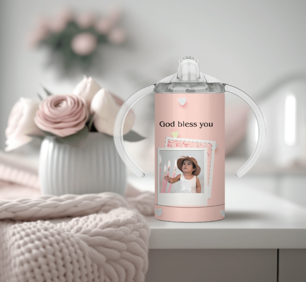 Sip in Style: Personalized Picture & Name 12 oz Sippy Cup Bottle, Baby's First Sippy Cup: 🎉 Personalized Just for You! - Sukmit Creation - Sip in Style: Personalized Picture & Name 12 oz Sippy Cup Bottle, Baby's First Sippy Cup: 🎉 Personalized Just for You! - #tag1#
