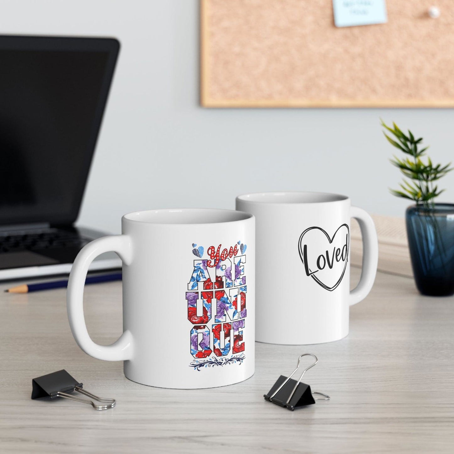Yes you are Uniqe and loved Ceramic Mug 11oz - Sukmit Creation - Yes you are Uniqe and loved Ceramic Mug 11oz - #tag1#