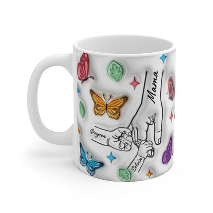 Mom 3d puff family Mug