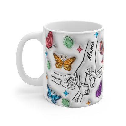 Mom 3d puff family Mug 3